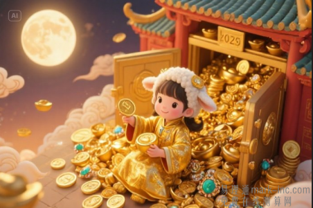 2025年属羊的财运好吗女孩，2025黄金求财期分析
