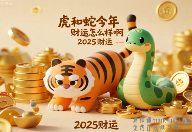虎和蛇今年财运怎么样啊 