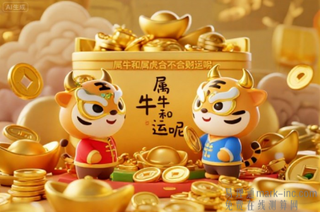 属牛和属虎合不合财运呢：丑寅相邻，无冲无合