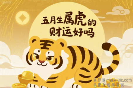 五月生属虎的财运好吗？顺应木火之势、补足所需短板