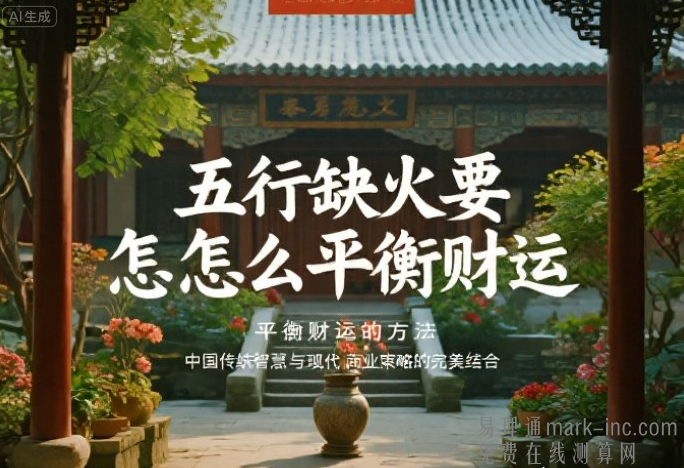 五行缺火要怎么平衡财运