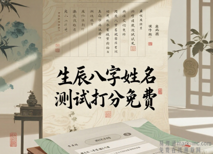 生辰八字姓名测试打分免费：手动计算与线上工具