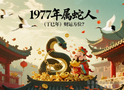 77年的蛇走哪方财运好，1977年属蛇人（丁巳年）财运方位解析