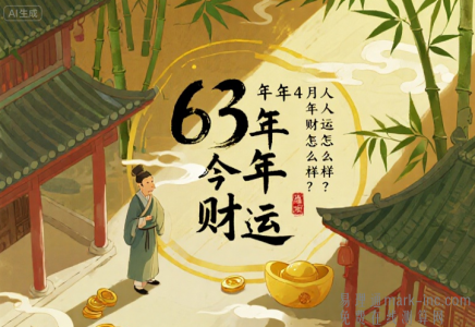 63年4月生人今年财运怎么样？1963年4月出生的人在2025年财运如何