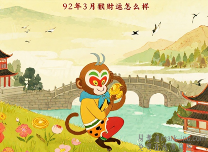 92年3月猴财运怎么样：正财稳定、偏财需借势