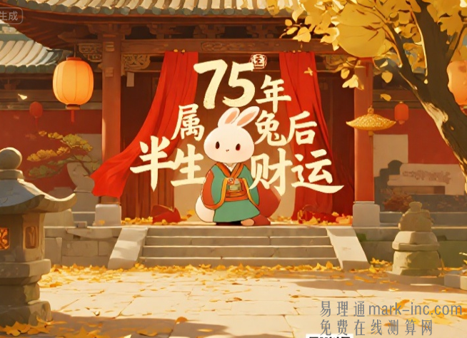 75年属兔后半生财运