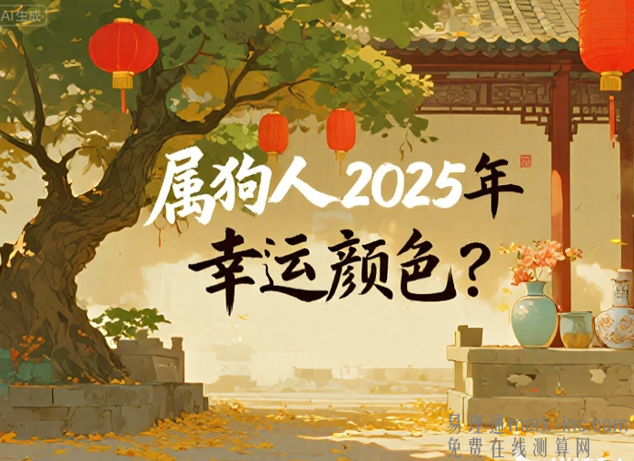 2025年属狗人幸运颜色和数字大全