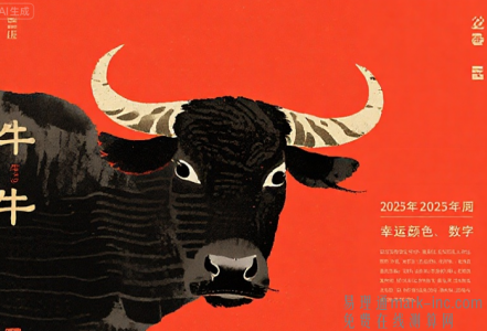 属牛人2025年全年幸运颜色和数字