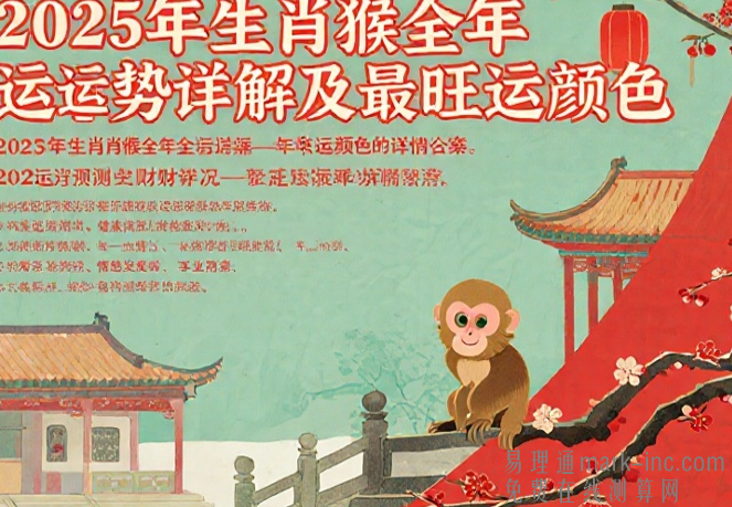 2025年生肖猴全年运势详解及最旺运颜色